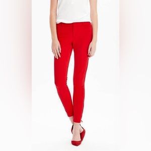 BANANA REPUBLIC - ‘Sloan’ - fit slim ankle pant. Red, cropped pants, Size 2